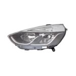 Faro Anteriore Sinistro Renault Clio 2016-2018 - Con Motore Parabola Nera Profili Interni Cromati