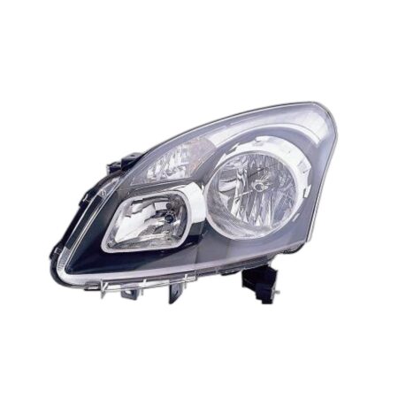 Faro Anteriore Sinistro Renault Koleos 2008-2010 - Parabola Nera Con Motore
