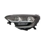 Faro Anteriore Sinistro Renault Megane 2016+ - H7-H7 Con Luce Diurna A Led Bordo Nero