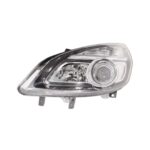 Scheinwerfer Links Renault Scenic 2006-2008 - Schwarzer Reflektor – Schwarzer Reflektor, Originalnummer 7701071369