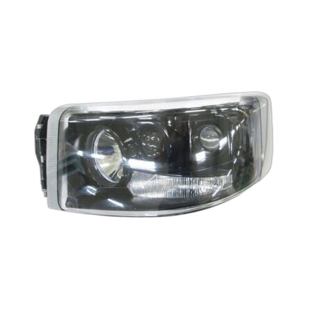 Faro Anteriore Sinistro Renault Truck D Wide 2013+ - Manuale – Con Fendinebbia Parabola Nera