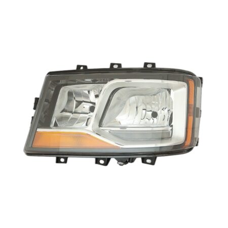 Faro Anteriore Sinistro Scania Serie G- P - R - S - T 2017+ - Con Motore H7-H7, H21W Con Luce Diurna A Led
