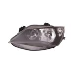 Faro Anteriore Sinistro Seat Ibiza 2012-2016 - 2 Parabole Nera Modello Sport
