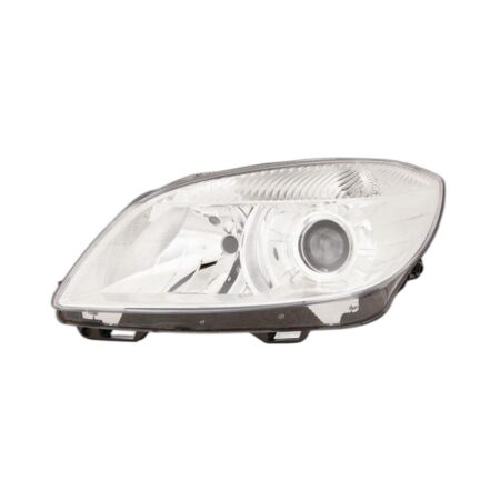 Faro Anteriore Sinistro Skoda Fabia - Roomster 2010+ – Doppia Parabola Con Mot Elettrico