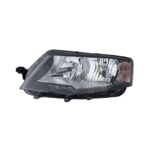 Faro Anteriore Sinistro Skoda Octavia 2013-2016 - Parabola Nera Con Motore