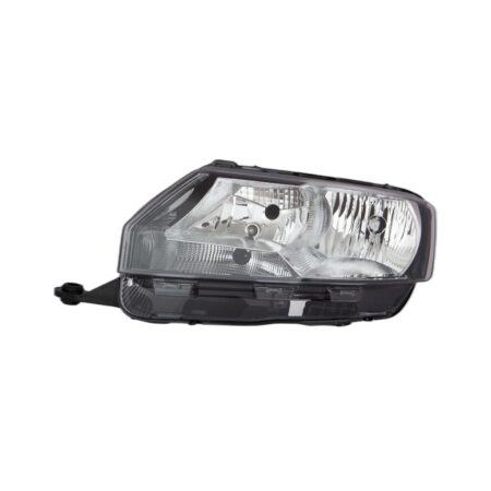 Faro Anteriore Sinistro Skoda Rapide 2013+ - Parabola Nera Con Motore
