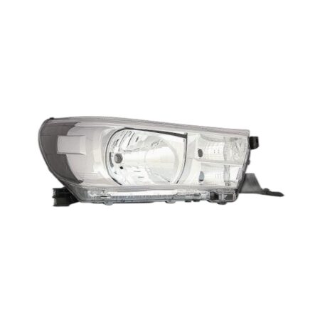 Faro Anteriore Sinistro Toyota Hi-Lux 2016-2019 - Parabola Cromata (Senza Scritta Hi-Lux)