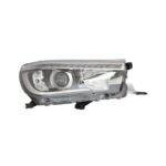 Faro Anteriore Sinistro Toyota Hi-Lux 2016-2019 - Revo Parabola Nera A Led