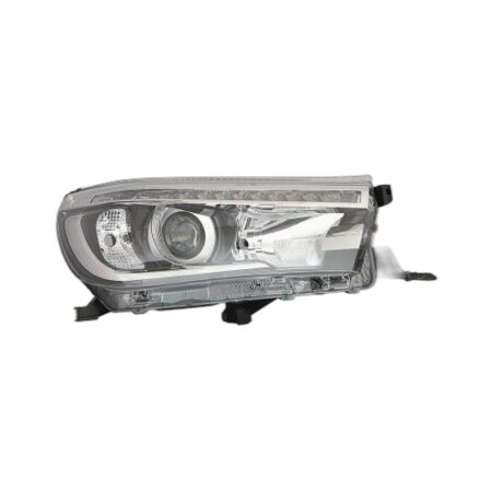 Faro Anteriore Sinistro Toyota Hi-Lux 2016-2019 - Revo Parabola Nera A Led