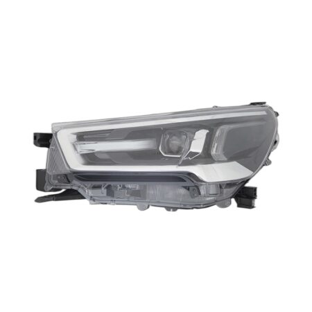 Faro Anteriore Sinistro Toyota Hi-Lux 2020+ - Cornice Cromata A Led