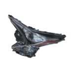 Faro Anteriore Sinistro Toyota Prius 2016-2018 - Con Motore Parabola Nera A Led