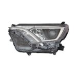 Faro Anteriore Sinistro Toyota Rav 4 2016-2018 - Con Motore Parabola Nera A Led (Hir2-Wy21W)