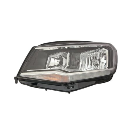 Faro Anteriore Sinistro Volkswagen Caddy 2015-2019 - Parabola Nera Con Motore