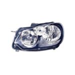 Faro Anteriore Sinistro Volkswagen Golf Vi 2008+ - Con Motore Parabola Nera Modello Hella