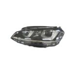 Faro Anteriore Sinistro Volkswagen Golf Vii Gtd 2012+ - Xenon Parabola Nera Con Motore A Led Afs