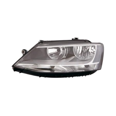 Faro Anteriore Sinistro Volkswagen Jetta 2011-2013 - Parabola Nera Con Motore