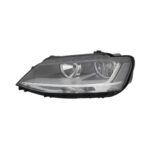 Faro Anteriore Sinistro Volkswagen Jetta 2014+ - Parabola Nera Con Motore A Led
