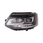 Faro Anteriore Sinistro Volkswagen T5 2011+ - Con Luce Diurna A Led Con Motore