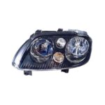 Faro Anteriore Sinistro Volkswagen Touran 2003-2005 - Parabola Nera Con Motorino Elettrico