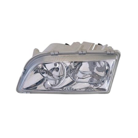 Faro Anteriore Sinistro Volvo S 40 - V 40 2001+ - 4 Pin Parabola Cromata Regolazione Elettrico