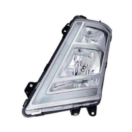 Faro Anteriore Sinistro Volvo Truck Fh12 - Fh13 - Fh16 2013+ - LED - Parabola Cromata – Con Motore Parabola Cromata A Led