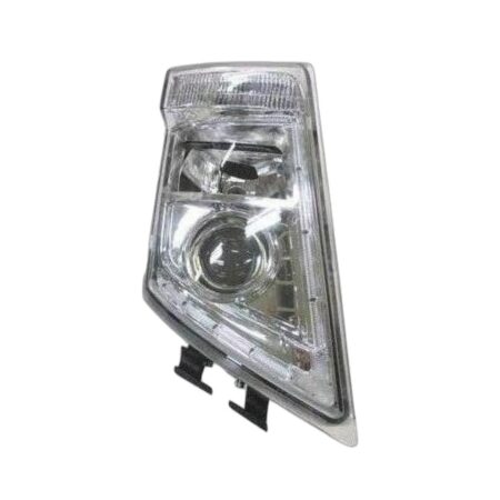 Faro Anteriore Destro Volvo Truck Fh16 2008-2019 - LED - Parabola Cromata - Elettrica