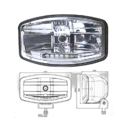 Fendinebbia Universale H7 – Con Luce Di Posizione A Led 24V