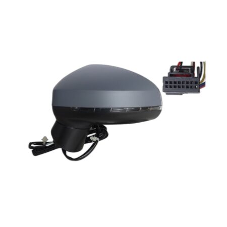 Retrovisore Destro Audi A1 2010-2013 - Elettrico Termico Ribaltabile Con Fanalino Con Primer 8Pin