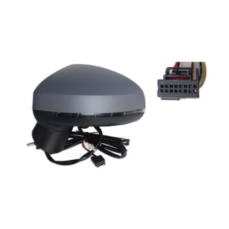 Retrovisore Destro Audi A1 2014-2017 - Elettrico Termico Con Fanalino Con Primer 6Pin