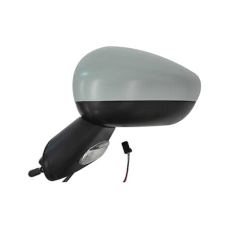 Specchietto Retrovisore Destro Citroen C3 2010+ – Elettrico, Riscaldato, Ripiegabile, con Freccia, Sonda Temp., Base Nera, 11 Pin, Verniciabile