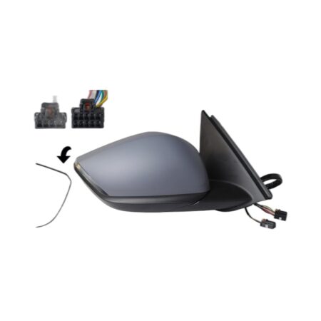 Retrovisore Destro Citroen C4 2021+ - Elettrico Termico Ribaltabile Con Fanalino E Luce Di Cortesia Con Sonda 10+4Pin Blis