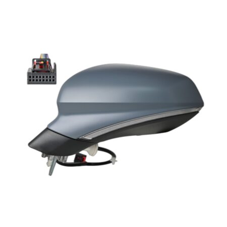 Specchietto Retrovisore Destro Cupra Formentor 2020+ – Elettrico, Riscaldato, Ripiegabile, con Freccia, Memoria, Luce Cortesia, 13 Pin, Verniciabile