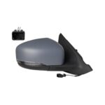 Retrovisore Destro Dacia Spring 2020+ - Meccanico Con Primer Con Fanalino Con Sonda 4 Pin
