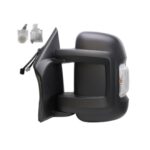 Retrovisore Destro FIAT Ducato 2006+ - Elettrico Termico Braccio Corto Con Fanalino 5W Con Antenna Radio Am/Fm 8+1Pin