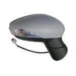 Retrovisore Destro Ford Fiesta 2013-2016 - Elettrico Termico Con Primer Con Fanalino E Luce Di Cortesia Asferica 8Pin