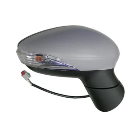 Specchietto Retrovisore Destro Ford Fiesta 2013+ – Elettrico, Riscaldato, con Freccia, Luce Cortesia, Asferico, 10 Pin, Verniciabile