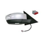 Retrovisore Destro Ford S-Max 2006+ - Elettrico Termico Con Fanalino E Luce Cortesia Connettore 12 Fori (7Pin)