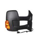 Retrovisore Destro Ford Transit 2014-2019 - Elettrico Termico Con Fanalino Arancio Braccio Lungo 16W Nero 6Pin