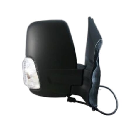 Specchietto Retrovisore Destro Ford Transit 2014+ – Elettrico, Riscaldato, Ripiegabile, con Freccia, 8 Pin, Nero (Variante A)