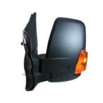 Retrovisore Destro Ford Transit 2014-2019 - Manuale Con Fanalino Arancio Braccio Corto Nero