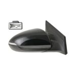 Retrovisore Destro Hyundai Ioniq 2016+ - Elettrico Termico Ribaltabile Con Fanalino E Luce Di Cortesia Nero Lucida 10 Pin