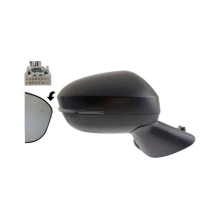 Retrovisore Destro Mitsubishi Outlander 2021+ - Elettrico Termico Ribaltabile Con Fanalino A Led 9Pin Con Primer Blis