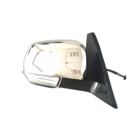 Retrovisore Destro Mitsubishi Pajero 2006+ - Elettrico Termico Ribaltabile Con Fanalino E Luce Di Cortesia Cromato 10Pin