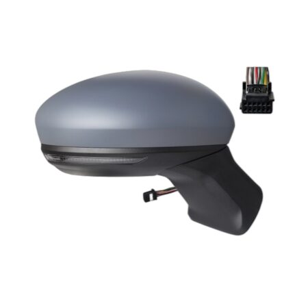 Retrovisore Destro Renault Captur 2020+ - Elettrico Termico Ribaltabile Con Sonda Con Fanalino A Led Con Primer 12Pin Blis Asferica