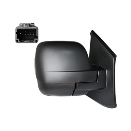 Specchietto Retrovisore Destro Renault Trafic 2021+ / Nissan Primastar 2021+ – Elettrico, Riscaldato, con Freccia, Sonda Temp., Asferico, 9 Pin, Nero