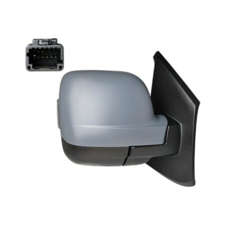 Specchietto Retrovisore Destro Renault Trafic 2021+ / Nissan Primastar 2021+ – Elettrico, Riscaldato, con Freccia, Sonda Temp., Asferico, 9 Pin, Verniciabile