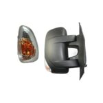 Außenspiegel Rechts Opel Movano 2010 / Nissan NV400 2010 – Manuell, mit Blinker Orange, 2 Pin, Schwarz, Originalnummer