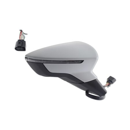 Specchietto Retrovisore Destro Seat Arona 2017+ / Seat Ibiza 2017+ – Elettrico, Riscaldato, con Freccia, 6 Pin, Verniciabile
