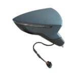 Retrovisore Destro Seat Leon 2012-2019 - Elettrico Termico Ribaltabile Con Fanalino 8Pin. Con Primer