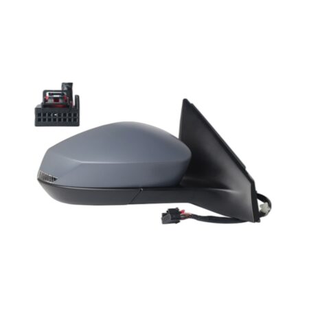 Retrovisore Destro Skoda Fabia 2021+ - Elettrico Termico Con Fanalino A Led Con Primer 6Pin